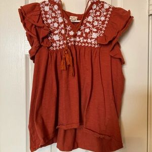 Medium Butterfly Sleeve Top